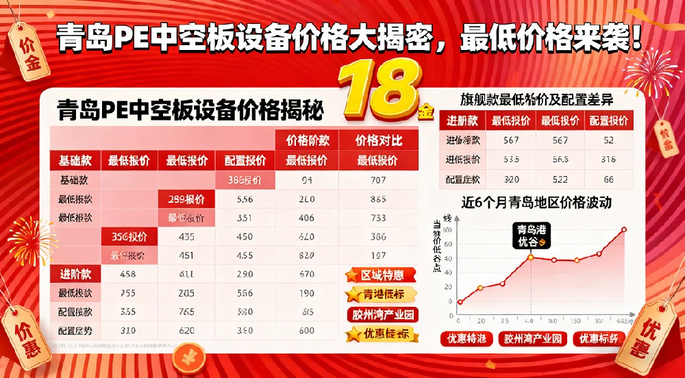 青島PE中空板設(shè)備價(jià)格大揭密，最低價(jià)格來(lái)襲！
