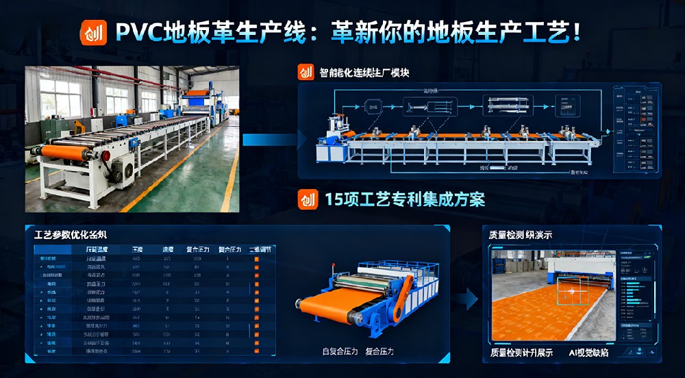 PVC地板革生產(chǎn)線：革新你的地板生產(chǎn)工藝！